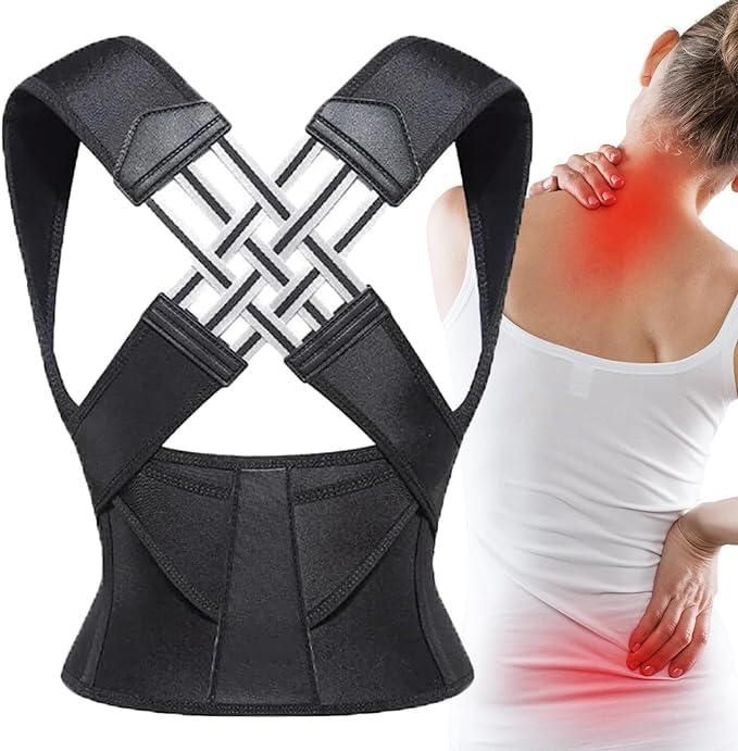 Posture Corrector and Pain Relief Belt - Unisex, Adjustable and Free Size