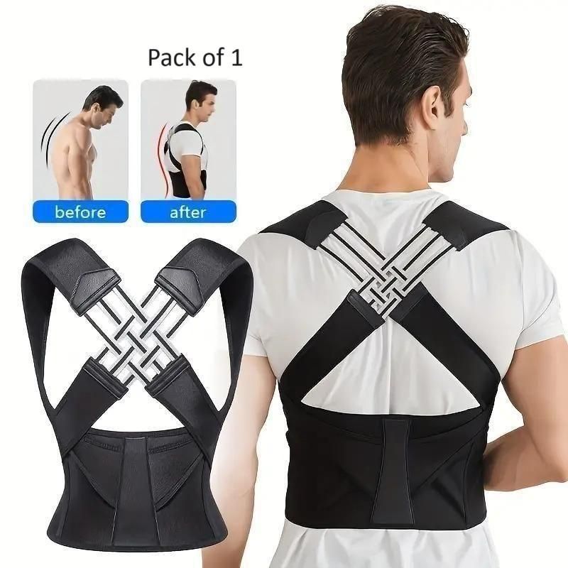 Posture Corrector and Pain Relief Belt - Unisex, Adjustable and Free Size